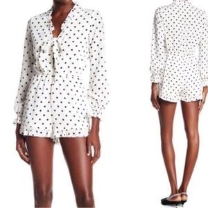 Romeo and Juliet Couture Ruffled Polk a Dot Romper